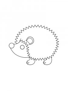Hedgehog Coloring Pages 42