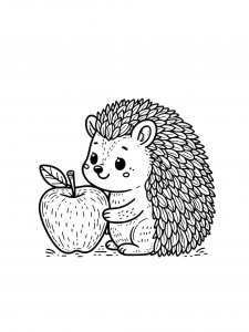 Hedgehog Coloring Pages 45