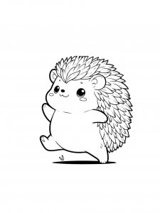 Hedgehog Coloring Pages 50