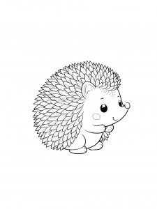 Hedgehog Coloring Pages 53