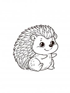 Hedgehog Coloring Pages 57
