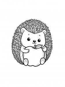 Hedgehog Coloring Pages 60