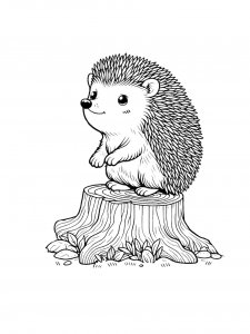 Hedgehog Coloring Pages 63