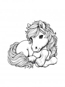 Horse Coloring Pages 32