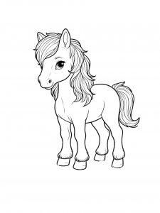 Horse Coloring Pages 33