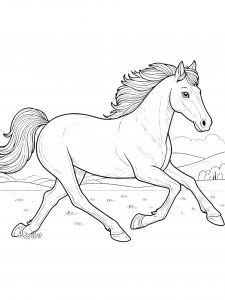 Horse Coloring Pages 34