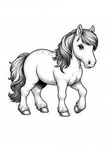 Horse Coloring Pages 35