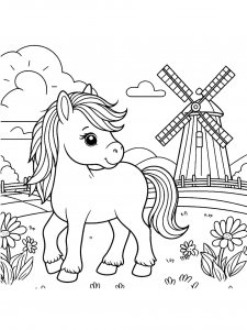 Horse Coloring Pages 39