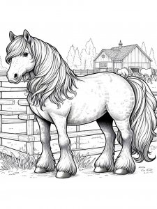 Horse Coloring Pages 40