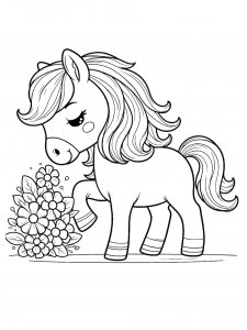 Horse Coloring Pages 41