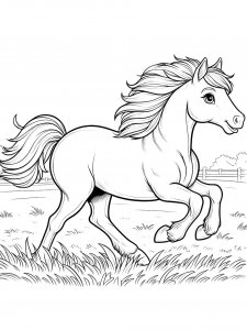 Horse Coloring Pages 42