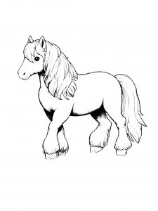Horse Coloring Pages 44