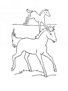 Horse Coloring Pages 45