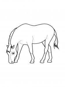 Horse Coloring Pages 47