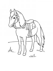 Horse Coloring Pages 49
