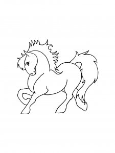 Horse Coloring Pages 53