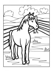 Horse Coloring Pages 59