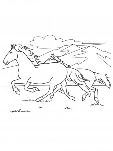 Horse Coloring Pages 71