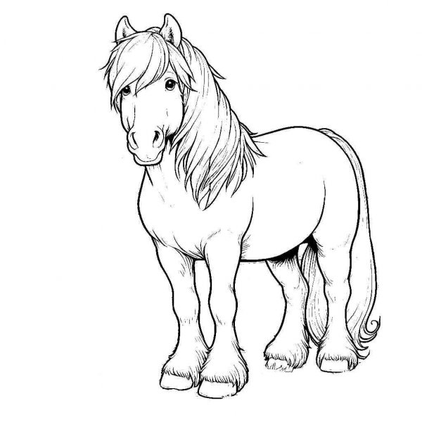 Horse coloring pages