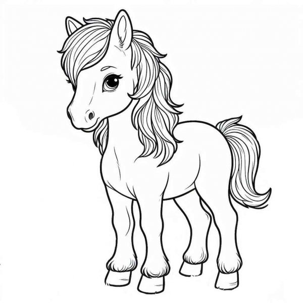 Horse coloring pages