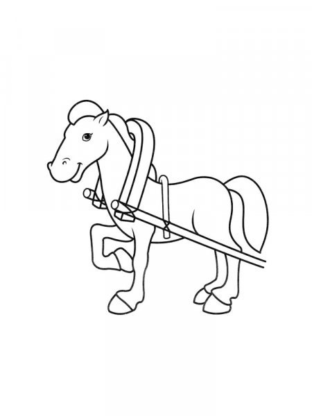 Horse coloring pages