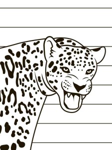 Jaguar coloring page - picture 15