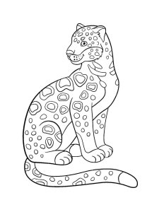 Jaguar coloring page - picture 5