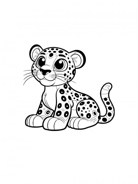 Jaguar coloring pages