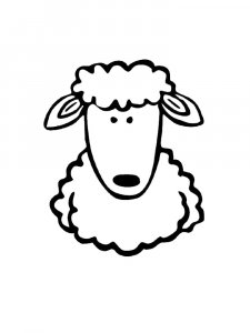 Lamb Coloring Pages 25