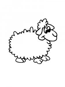 Lamb Coloring Pages 26