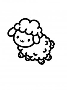 Lamb Coloring Pages 41