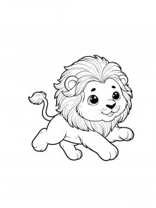 Lion Coloring Pages 57