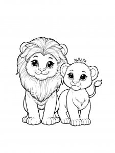 Lion Coloring Pages 58