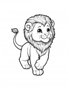 Lion Coloring Pages 60