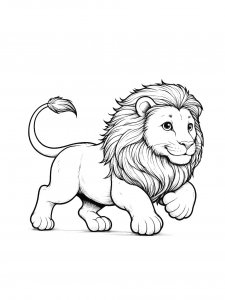 Lion Coloring Pages 62