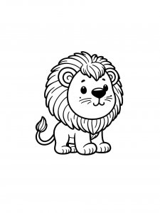 Lion Coloring Pages 63