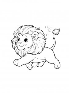 Lion Coloring Pages 66