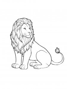 Lion Coloring Pages 68