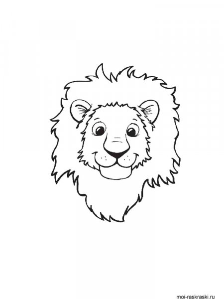 Lion coloring pages - Free printable