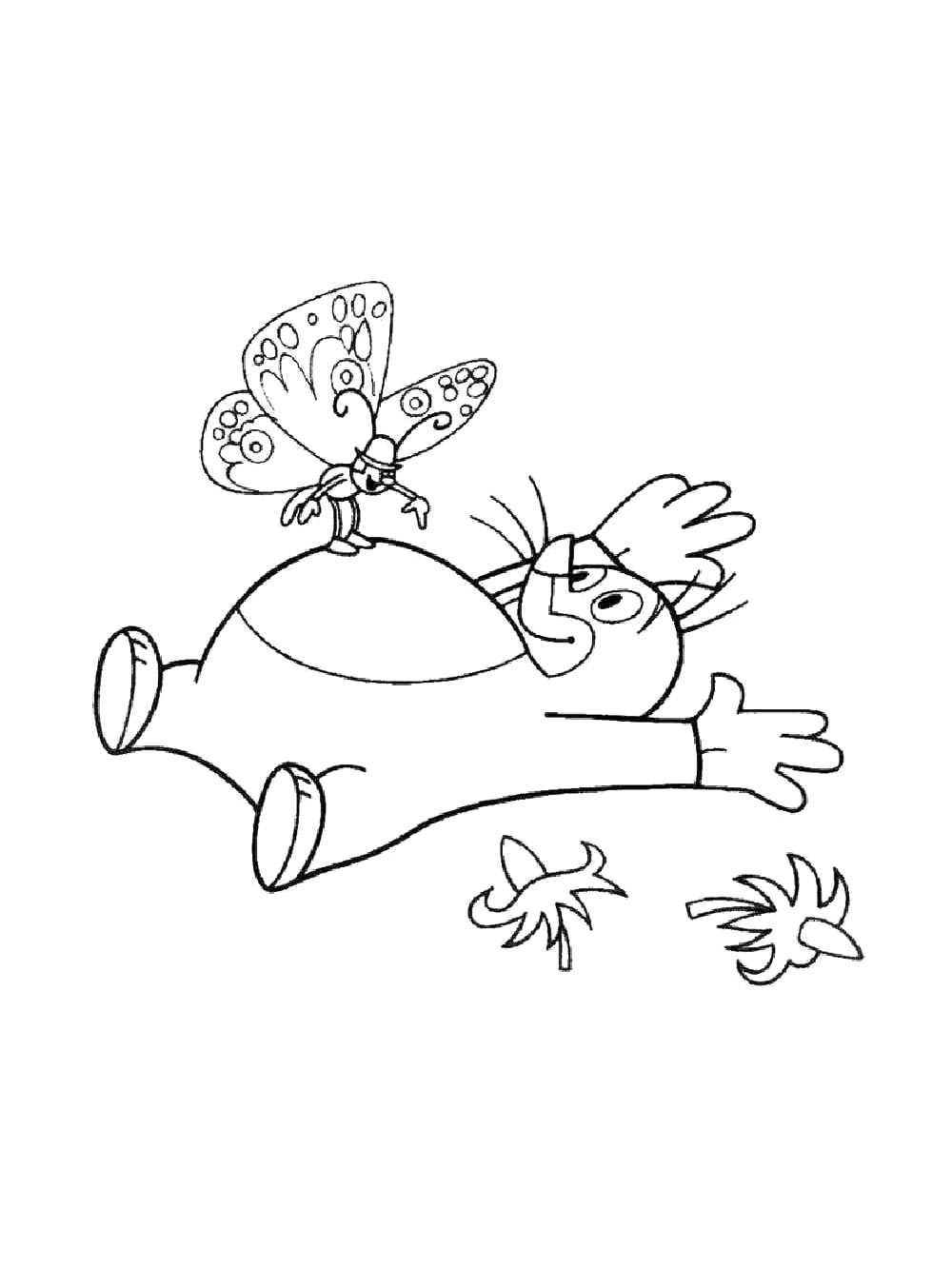 Mole Coloring Pages