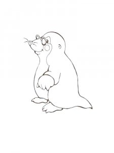 Mole coloring page - picture 15