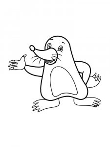 Mole coloring page - picture 16