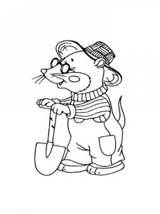 Mole coloring page - picture 17