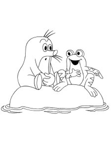 Mole coloring page - picture 6