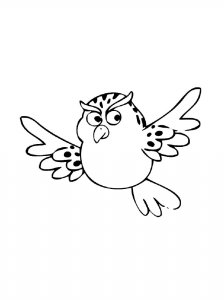 Coloring Pages Animals Owl 17