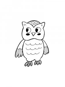 Coloring Pages Animals Owl 20