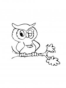 Coloring Pages Animals Owl 21