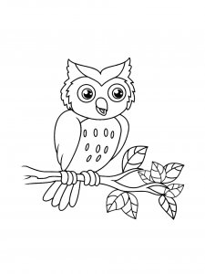 Coloring Pages Animals Owl 27