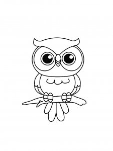 Coloring Pages Animals Owl 28