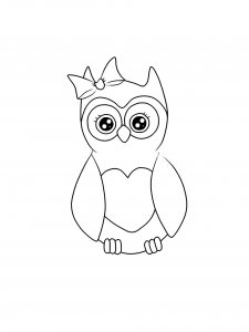 Coloring Pages Animals Owl 29